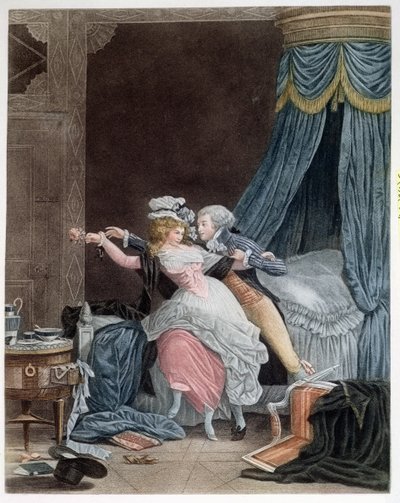 Kötü Savunan Gül by Philibert Louis Debucourt